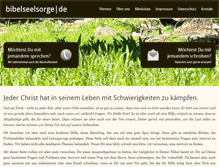 Tablet Screenshot of bibelseelsorge.de